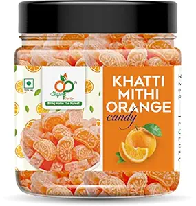 Organic Purify Orange Candy | Narangee Candy | Narangee Toffee | Orange Toffee | Orange Flavoured Toffee (Pack of 400gm) Jar Pack