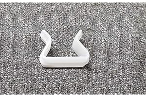 Just Accessories® Plastic U Clips For Divan Bed Bases and Ottoman Bed Bases to join - Plastic U Clips (1 x Plastic U Clip)