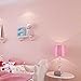 Produktbild W&ZCH Jungen und Mädchen Warm Blau Rosa Karikatur Tapete Kinder Zimmer Tapete Sterne Mond Vlies Tapete Für Kinder Zimmer Dekoration, Pink