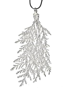 Ana Morales Damen-Anhänger Elfenfarn Blattlänge ca 70-80mm