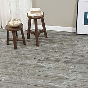 neu.haus Laminat Vinyl-Boden Eiche grau 1m² - PVC-Design ...