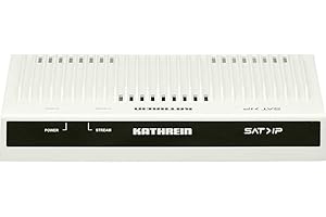 Kathrein EXIP 418 Sat>IP Server / SAT2IP Convertisseur 4 entrées DVB-S/S2 Sat 8 participants Max. 8 participants Gigabit LAN K-LAN DLAN Power LAN Connexion Wi-FI Via routeur TV/Radio Livestream
