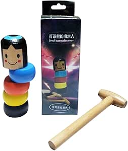Unbreakable Wooden Man Magic Toy 