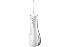 Hydropulseur jet Dentaire Portable - Sawgmore Irrigateur Oral, IPX7 Étanche Hydropulseurs et Irrigateurs, USB Chargé, 4 Buses à Jet, 4 Modes, Pour La Maison Et Les Voyages