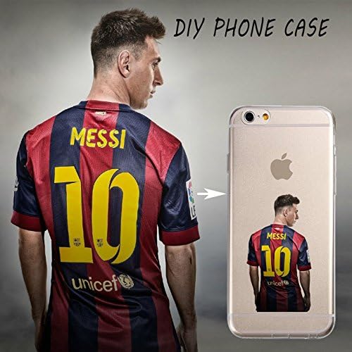 iPhone 6s Plus Case 5.5'', SPlGEN [Liquid Armor] SOFT-FLEX [Crystal Clear] Premium Clear Flexible Soft TPU / Extra Grip Case for Apple iPhone 6 Plus(2014) / 6s Plus 5.5 Inch (2015) - Crystal Clear (SPG118) (Messi)