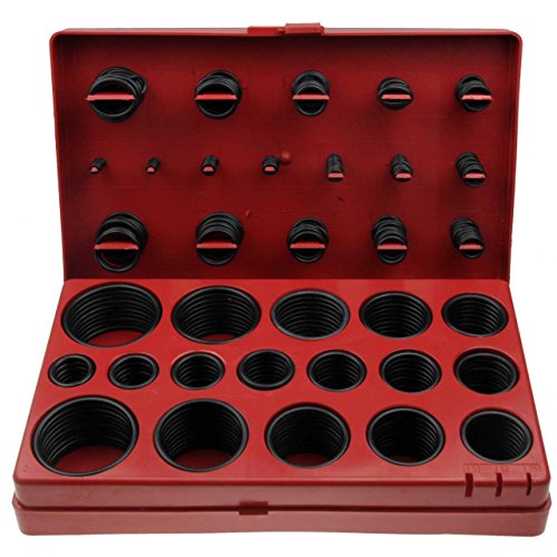 ALKAN - O-Ring dichtring Dichtung Sortiment ø 3 - 50 mm Spezial Öl,- Benzin,- und Säurebeständig 419 tlg. (im Aufbewahrungsbox / Sortimentsbox)
