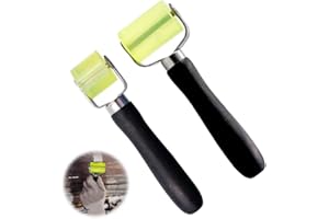 LYPPUL Andrückrolle Andrückwalze, 2 Stücke Andruckrolle Werkzeug, Gummi Andrückwalze, Gummi Nahtroller Hitzebeständig für Kantenumleimer und Zum Verschweißen