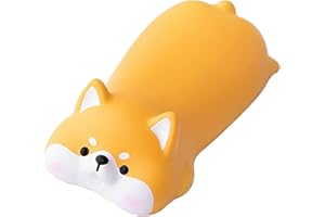 YOSOO HEALTH GEAR Śliczna podkładka pod nadgarstek, gumowa nakładka na klawiaturę z kreskówki, miękka poduszka do komputera, laptopa, mały rozmiar, łatwe pisanie (Shiba Inu)