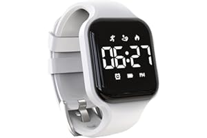 FOCWONY LED Kids Multifunction Steps Counting Watch, Digital Watch, Kids Pedometer Watch, Stopwatch, Alarm Clock, Calories for Women Children Girls Boys