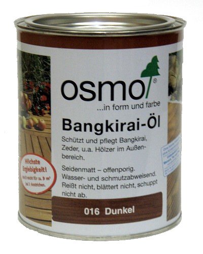 OSMO Bangkirai-Öl dunkel 016 seidenmatt 750ml