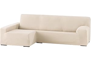 Eysa Italia Ulises - Funda de Chaise Longue Elástica, Izquierda, Crudo