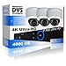 Produktbild DVS Germany - 4K Ultra HD Dome Kamera Set mit 4000GB NVR IP Rekorder - DVLHS8001304000