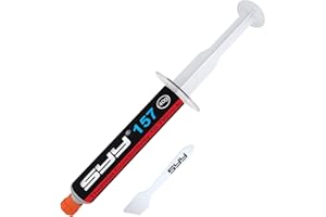 SYY Thermal Paste, 40g with Toolkit Upgrade Easy to Apply Thermal Paste Cpu Heatsink for IC/Processor/CPU/All Coolers, Carbon Based High Performance, Thermal Interface Material