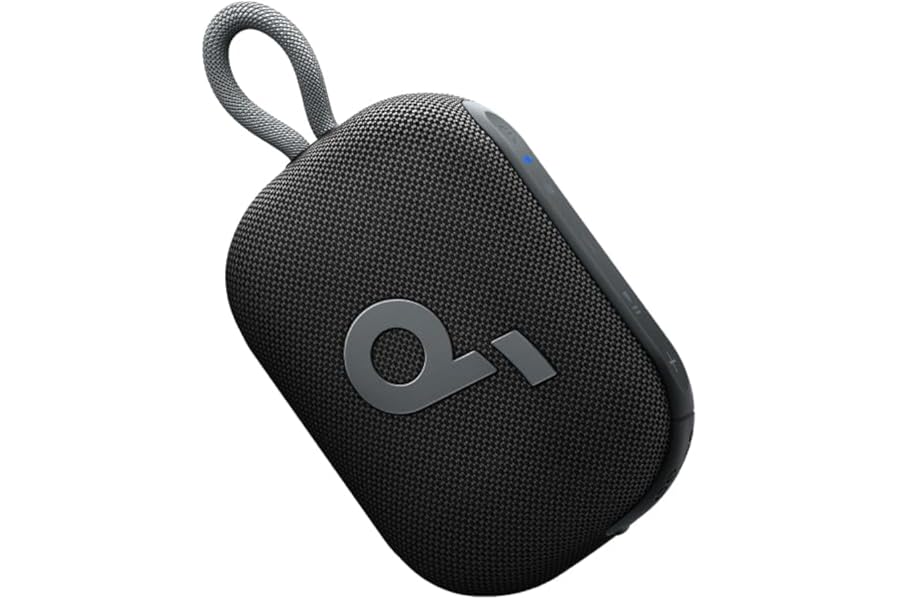soundcore Select 4 Go Ultra Portable Bluetooth Speaker by Anker, 20H Playtime, IP67 Waterproof and Dustproof, Floatable, Customisable Pro EQ, Wireless Stereo Pairing, Ideal for Home, Outdoors, Hiking