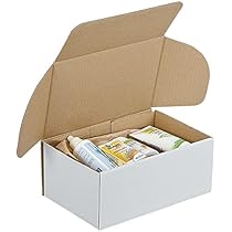 Scatole In Cartone Fustellate 20x20x10 Cm | Set Da 50 Pezzi | Imballaggio Avana - Foto 9