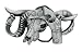 Produktbild Gürtelschnalle Buckle Skull Longhorn mit Holster Lizensiert mit Prägung