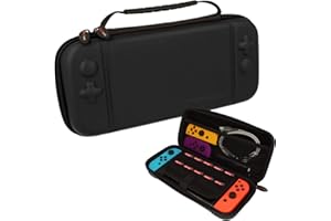 TECHGEAR Nintendo Switch / Switch OLED Hard Protective Carry Travel & Storage Case Cover - for Switch + Joy-Con Controllers + Game Cards + Accessories