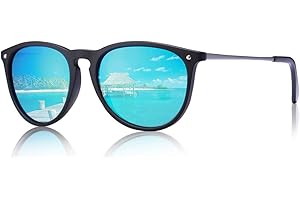 CARFIA okulary przeciwsłoneczne Premium Retro z polaryzacją Damskie Męskie Ochrona UV400 Ultralekka ramka