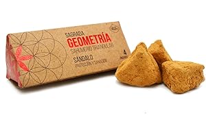 Aromasenses. - Incenso naturale ecologico triangolo geometrico Sacra Madre (Sandalo)