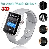 BZLine Apple Watch Series 4 Bildschirm Schutzfolie | Hydrogelfilm und Ölbeständigkeit Beschichtung | Für Apple Watch Series 4 40mm/44mm | Optischer Verbesserungsfilm | 1,2,3,5 Packs
