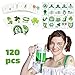 Produktbild BEYUMI 120 Packs St Patrick es Day Temporary Tattoo Sticker Clover Happy St Patrick ' s Day Colorful Waterproof Flash Tattoos