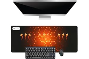 XUXLEKK Tappetino Scrivania Riscaldamento, 80x33 cm Tappetino da Scrivania Riscaldato, Impermeabile Tappeto Mouse Riscaldante con Display Digitale e 3 Livelli di Temperatura, per Lavoro d'Ufficio,Casa