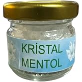 Buhurdanlık Sauna Hamam İ&ccedil;in Doğal Kristal Mentol Kavanoz 10 gr Crystal Menthol