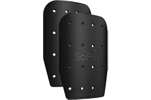 SoPro Mini Protege Tibia Foot Enfant et Adulte - 120 x 80 x 5 mm - léger, Petit, antidérapant, inodore - Aucune Protection - Fabriqué en Allemagne - Protège Tibia Foot Enfant, Protege Tibia Enfant