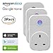 Price comparison product image TOP-MAX 3 Packs Wireless WiFi Smart Socket,Compatible with Alexa and Google Home,Wireless Timing Smart Plug Switch,Control Your Devices from Anywhere (3 Packs)