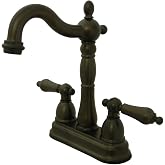 Kingston Brass KB1495AL &Ccedil;ubuk Musluk, 4-3/4 "Emzik Erişimi, Yağlı Bronz