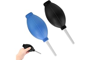 RUNDAGO 2 Piezas Perilla Soplador Aire, Limpiador de Aire a Presión, Potente Soplador de Aire con Punta, Soplador Limpio Adecuados para Cámara y lentes, Slrs, Lentes