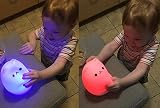 YOEEKU LED Nachtlicht Kinder Silikon LED Nachtlicht mit 7 Beleuchtung, Stimmung Lampe mit 1200mAh eingebaute Akku, Berührungssensor, Yoga Lampe, dimmbares Warmweiß/Farbwechsel mit Touch Schalter für Babys Zimmer,Schlafzimmer, Wohnräume, Camping, Picknick Indoor/Outdoor - 4