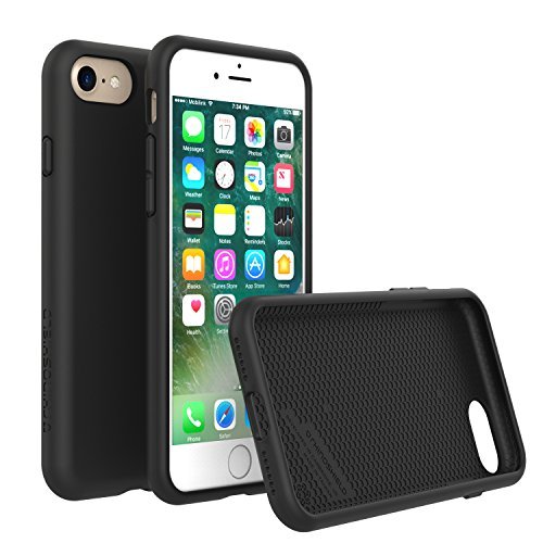 iPhone 8 Case [Also fits iPhone 7], RhinoShield [PlayProof] Heavy Duty
Shock Absorbent [High Durability] Scratch Resistant. Ultra Thin.
Lifetime Warranty 11ft Drop Protection Rugged Cover - Black