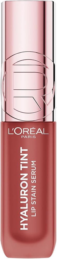 L'Oreal Cosmetics Hyaluron Lip Tint - 640 Tea Time | Çok amaçlı dudaklar ve allık, 2 kat daha fazla nemlendirme, mürekkep gibi tutar, 8 renk mevcuttur