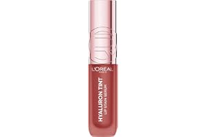 L'Oréal Paris Hyaluron Tint Lip Stain Serum | Multifunktionella läppar och rouge, 2 x mer hydrering, håller som ett bläck, 8