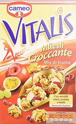 Vitalis - Muesli mix di frutta - 8 pezzi da 300 g [2400 g]