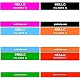 'Hello My Name is' Stickers/Name Label Tags - Mixed 120-8cm x 6cm
