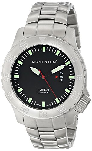 Momentum Herren-Armbanduhr XL TORPEDO Analog Quarz Edelstahl 1M-DV74B0 Momentum Herren-Armbanduhr XL TORPEDO Analog Quarz Edelstahl 1M-DV74B0