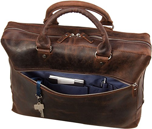 Leonhard Heyden Salisbury 14“ Aktentasche mit Laptopfach braun - 4