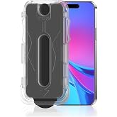 Zore Apple ile uyumlu iPhone 16 Pro Max Kolay Uygulama Aparatlı 5D Magic Privacy Glass Hayalet Cam Ekran Şeffaf