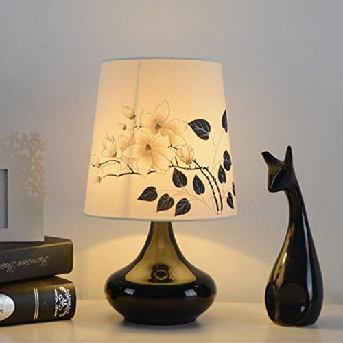 Multi-color optional Modern Luxurious &amp; Simple Table Lamp for Bedroom Bathroom Baby Room LED Creative lamp , black