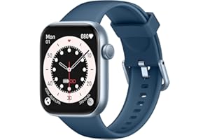 ACCLAFIT Reloj Inteligente Mujer Hombre, 1.85" Smartwatch con Llamadas Bluetooth, 140+ Modos Deportivos Smart Watch con SpO2/Pulsómetro/Monitor de Sueño/Podómetro, Impermeable IP68 Smart Watch Para Android iOS