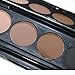 Eyebrow Kit, Tinabless 4 Colour Makeup Eyebrow Shaping kit Eyeliner Eyebrow Pallet with Mirror Eyebrow Brushes Makeup Eyebrow Stencils and Powder Makeup Eyebrow Palette Comestic Tool