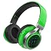 Produktbild Excelvan BT16 - Bluetooth Kopfhörer Over Ear Headset mit LED Licht ( FM Rodio, 40mm Bass, Faltbares Design, SD-Karte unterstützen, Audiokabel, für iOS, Andriod, Handys, Tablets, Laptops, PC )