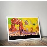 Rick und morty inspiriertes Plakat, Galaxis drucken A2 16.5 x 23.4 Zoll