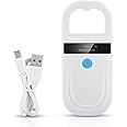 Pet Microchip Reader Scanner,134.2KHZ Microchip Scanner with OLED Display,Rechargeable Microchip Reader Microchip Scanner Pet Microchip Scanner RFID Animal Chip ID Scanner for Dog Cat Animal