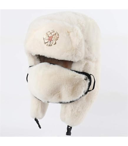 Trapper-Hut Mit Ohrenklappen & Maske – Extrawarme Wintermütze Für Ski, Jagd & Outdoor (PU-Material)