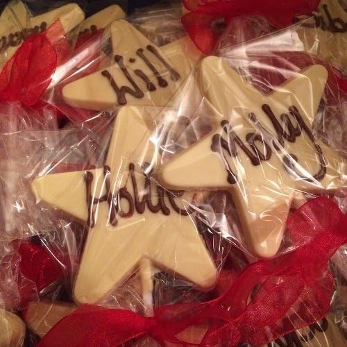 Personalised Chocolate Lolly (White Chocolate Star)
