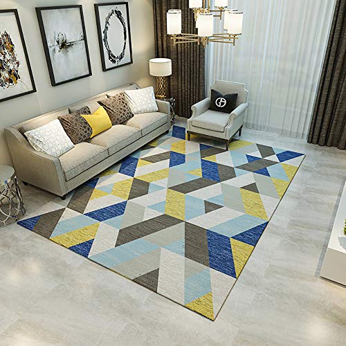 Tapis Jaune Bleu