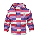 Legowear Girls Jade 203 Striped Raincoat, Purple (Lilac), 2 Years (Manufacturer Size:92)